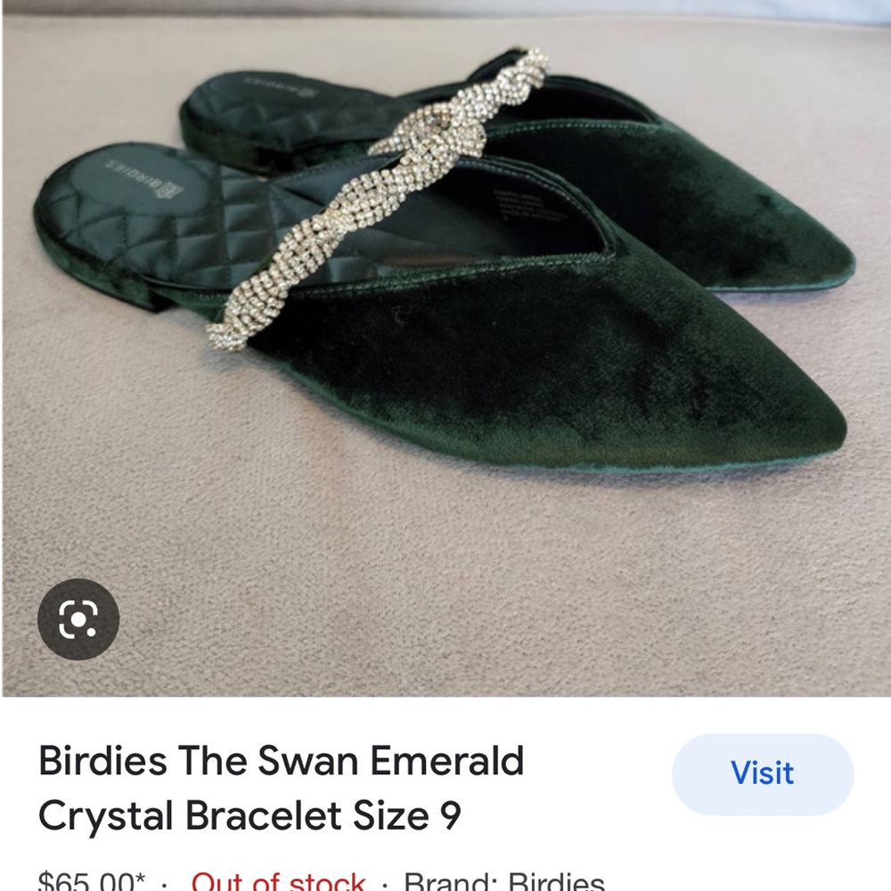 ISO Birdies green velvet shoes.DO NOT BUY!!!